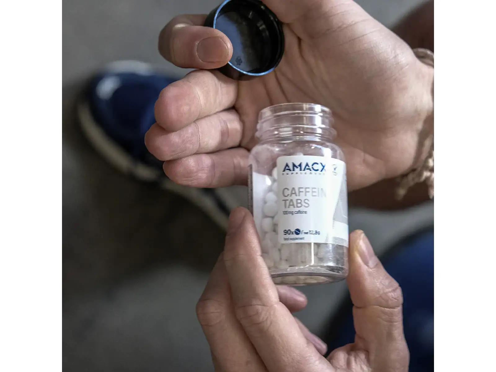 Amacx Caffeine tabs kofeínové tablety 90 tabliet