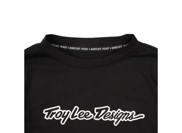 Troy Lee Designs Skyline Ride Tee detský dres dlhý rukáv Signature Black