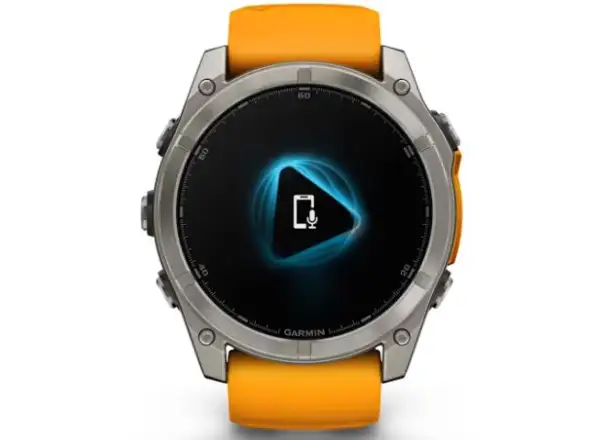 Garmin fenix 8 - 51 mm AMOLED Sapphire inteligentné hodinky Titanium Orange/Graphite