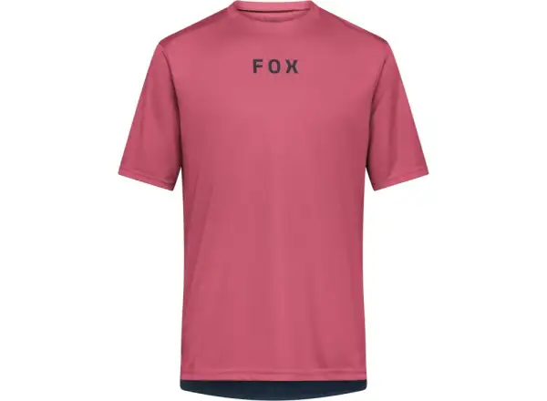 Fox Ranger Wordmark pánsky dres krátky rukáv Berry