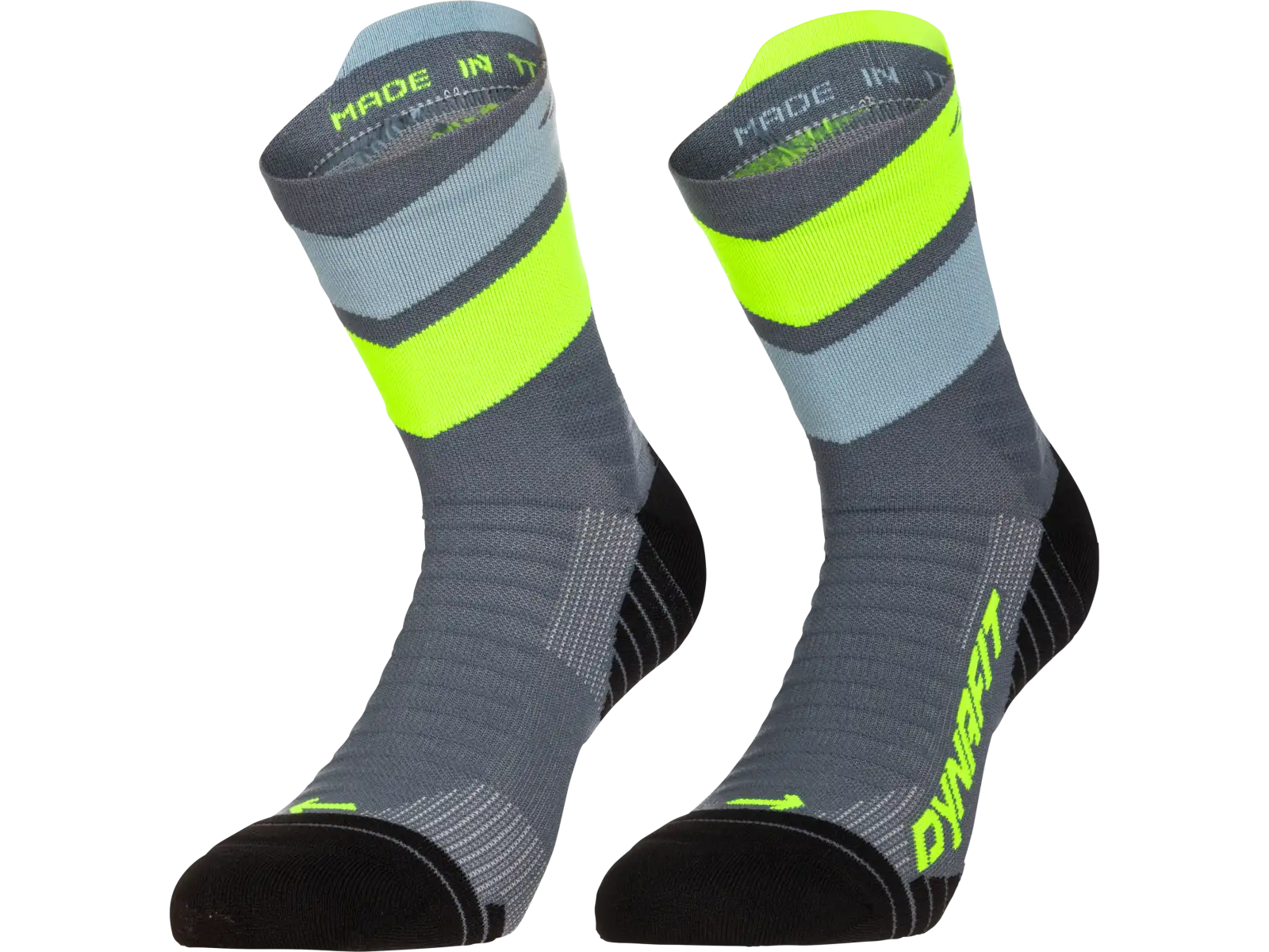 Dynafit Ultra Mid bežecké ponožky Cinder/Ultra Yellow
