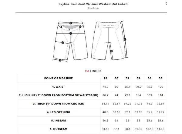 Troy Lee Designs Skyline Trail Short pánske kraťasy Washed Out Cobalt