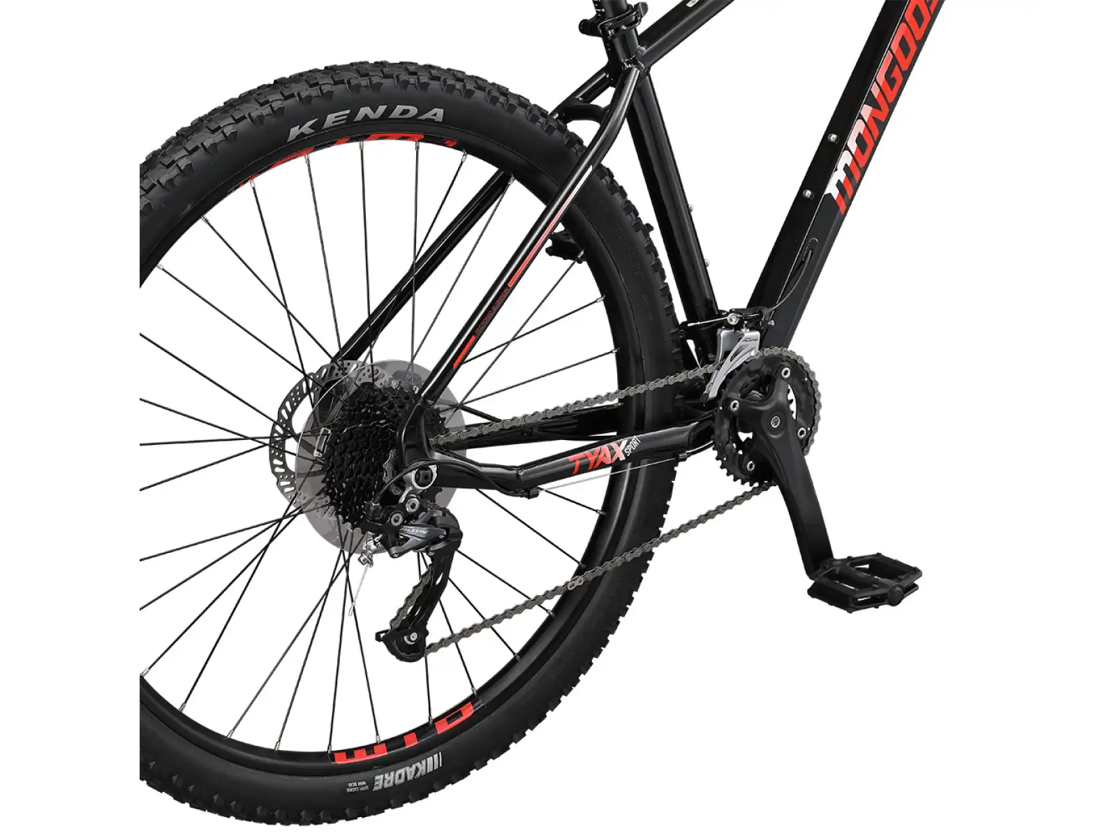 Horský bicykel Mongoose Tyax 29 Sport Black/Red