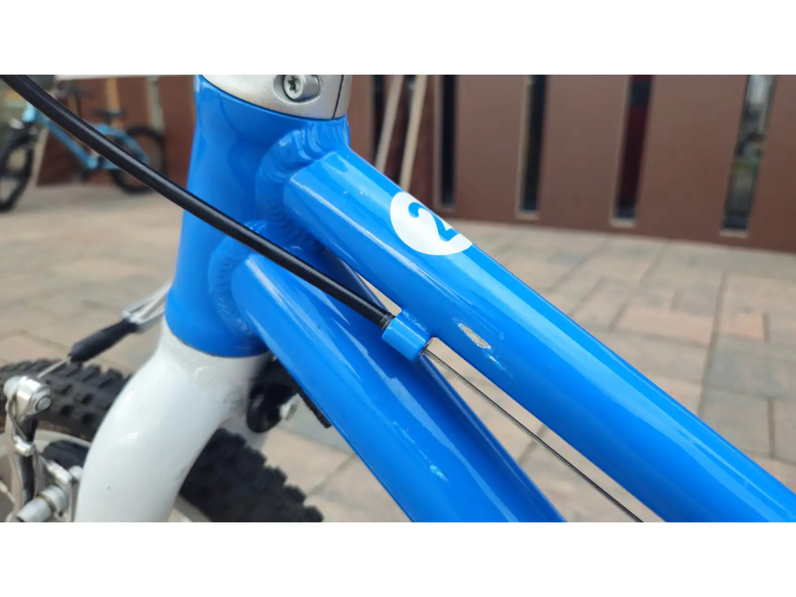Woom 2 Blue 14 detský bicykel BAZÁR