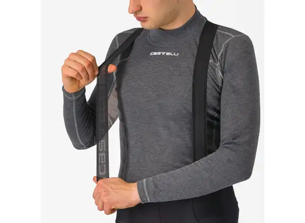 Castelli Espresso Bibtight pánske nohavice s laclom a vložkou Black