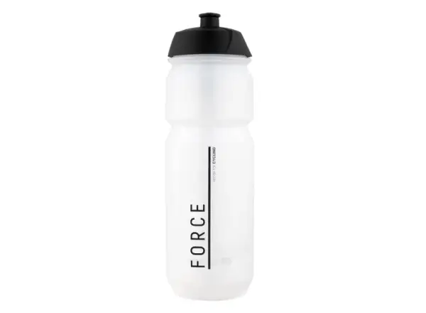 Force Divide cyklistická fľaša 750 ml transparentná/čierna