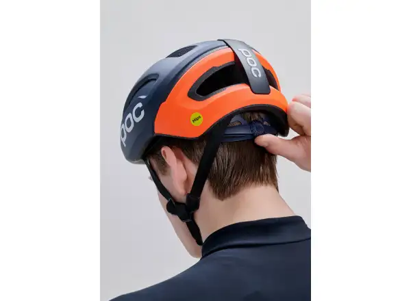 POC Omne Air MIPS cestná prilba Apatite Navy Matt/Fluorescent Orange Matt