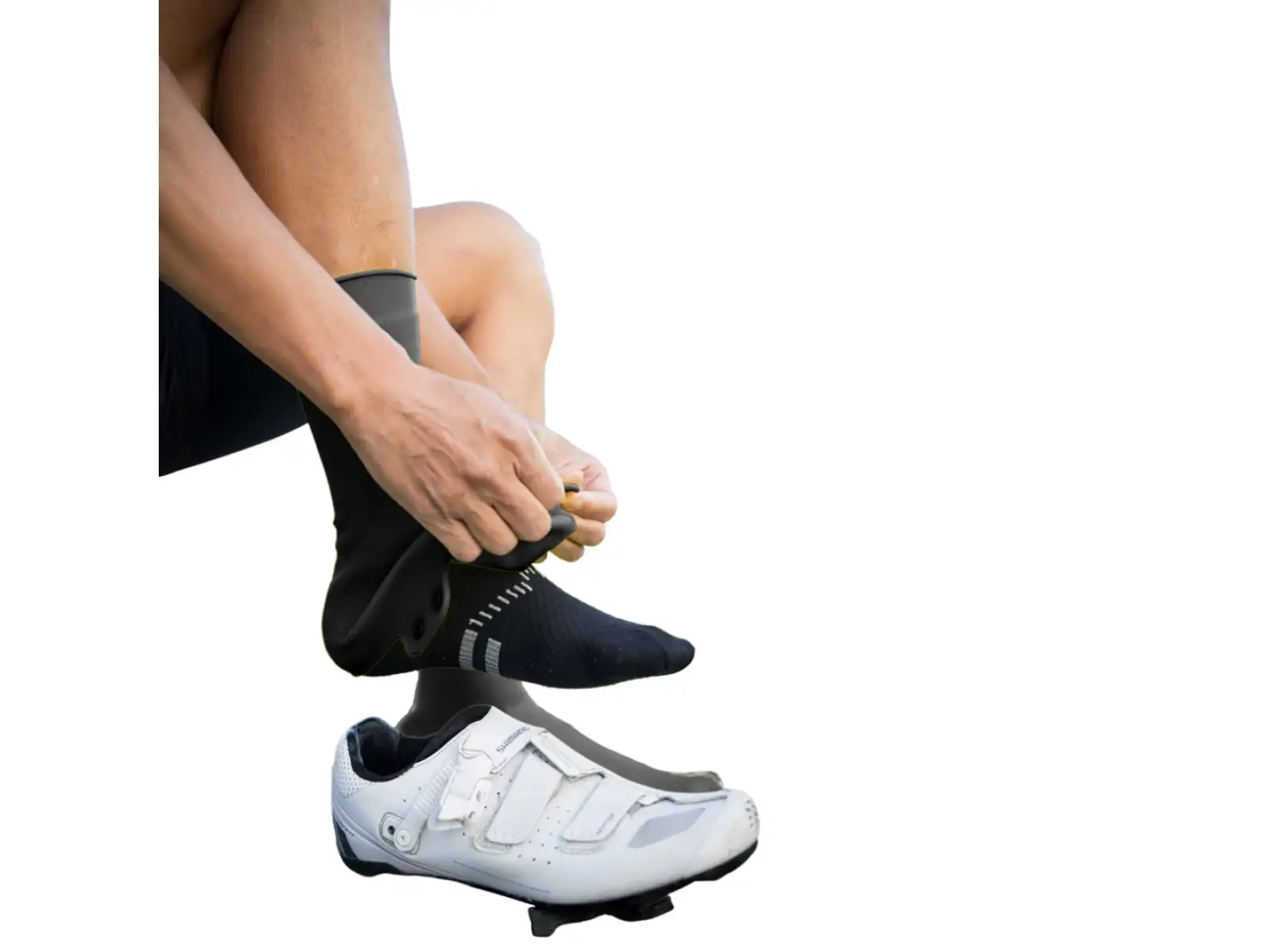 Velotoze Tall Silicone návleky čierna