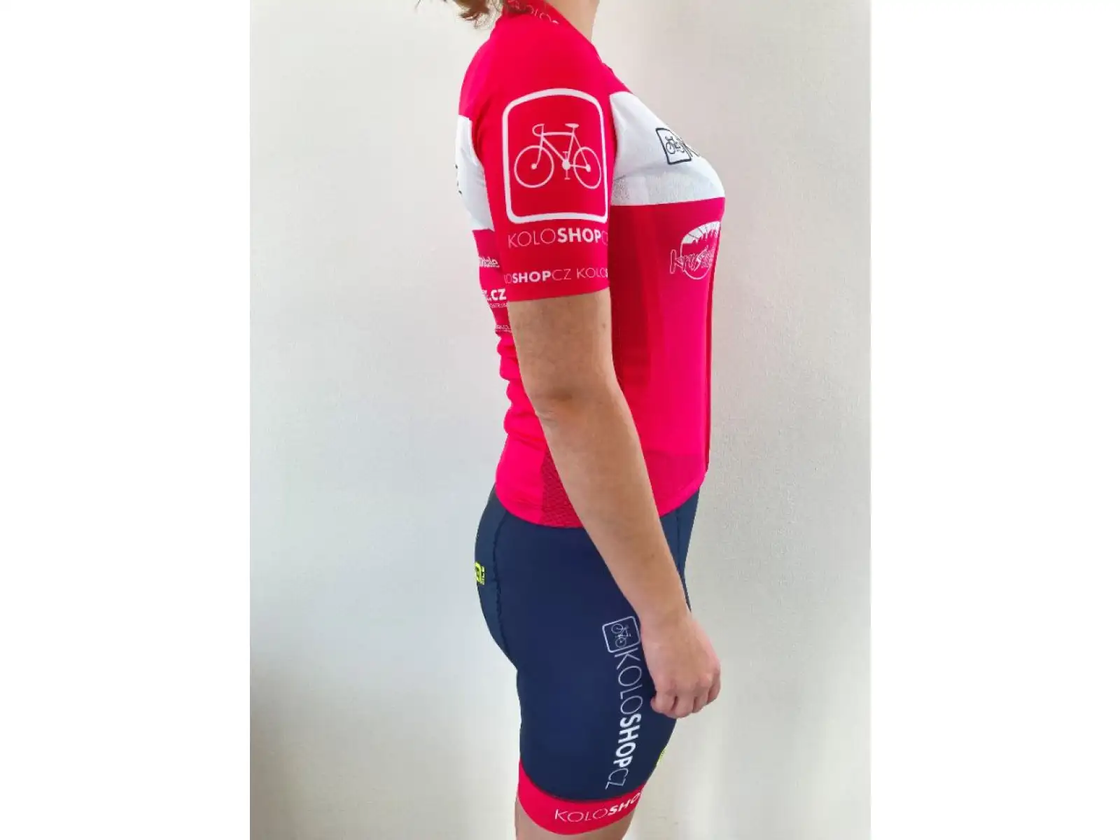 Alé Team Prime Coloshop dámske šortky s laclom black/pink