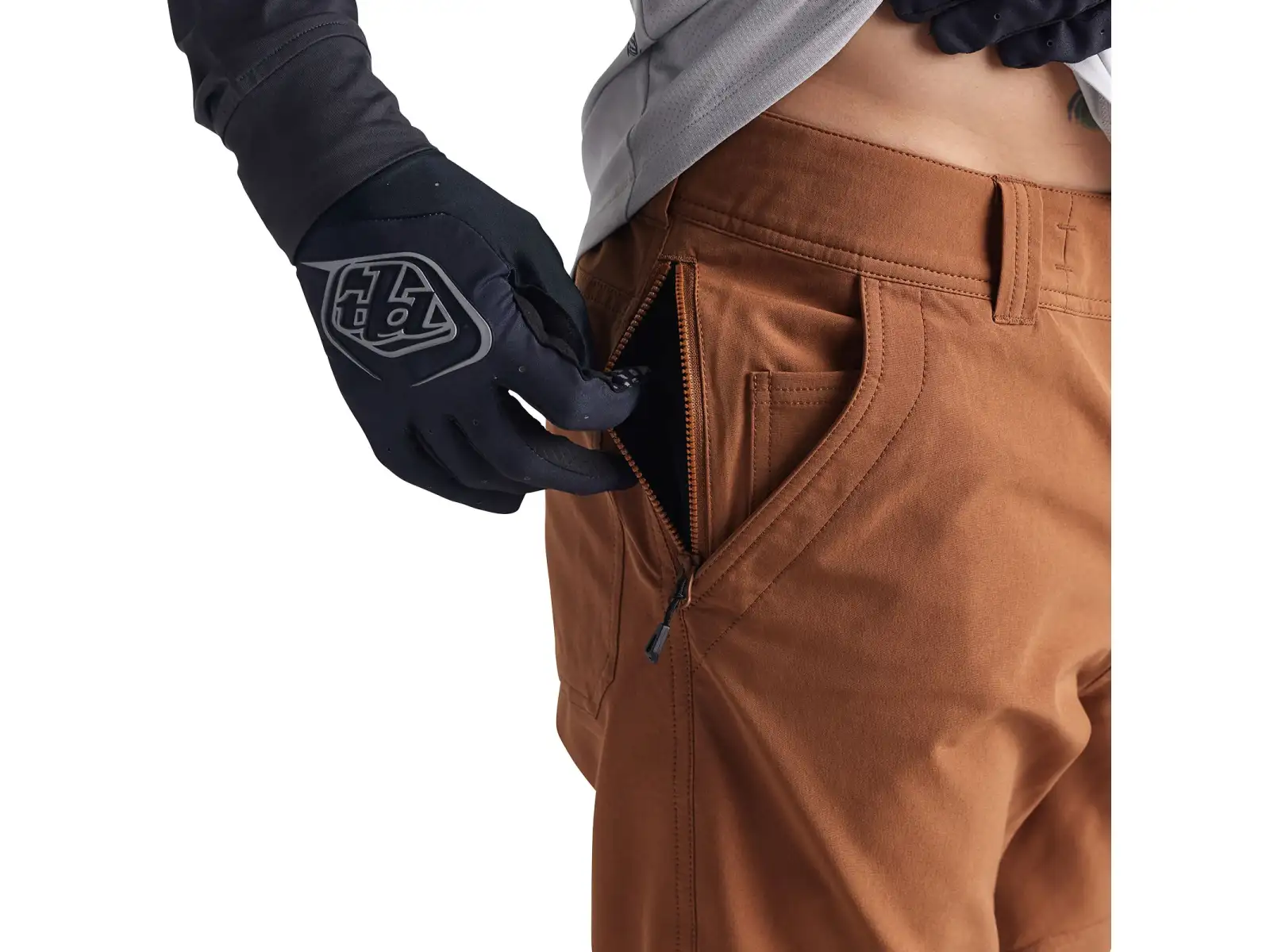 Troy Lee Designs Ruckus Long Travel Pant pánske nohavice Mono Dark Canvas