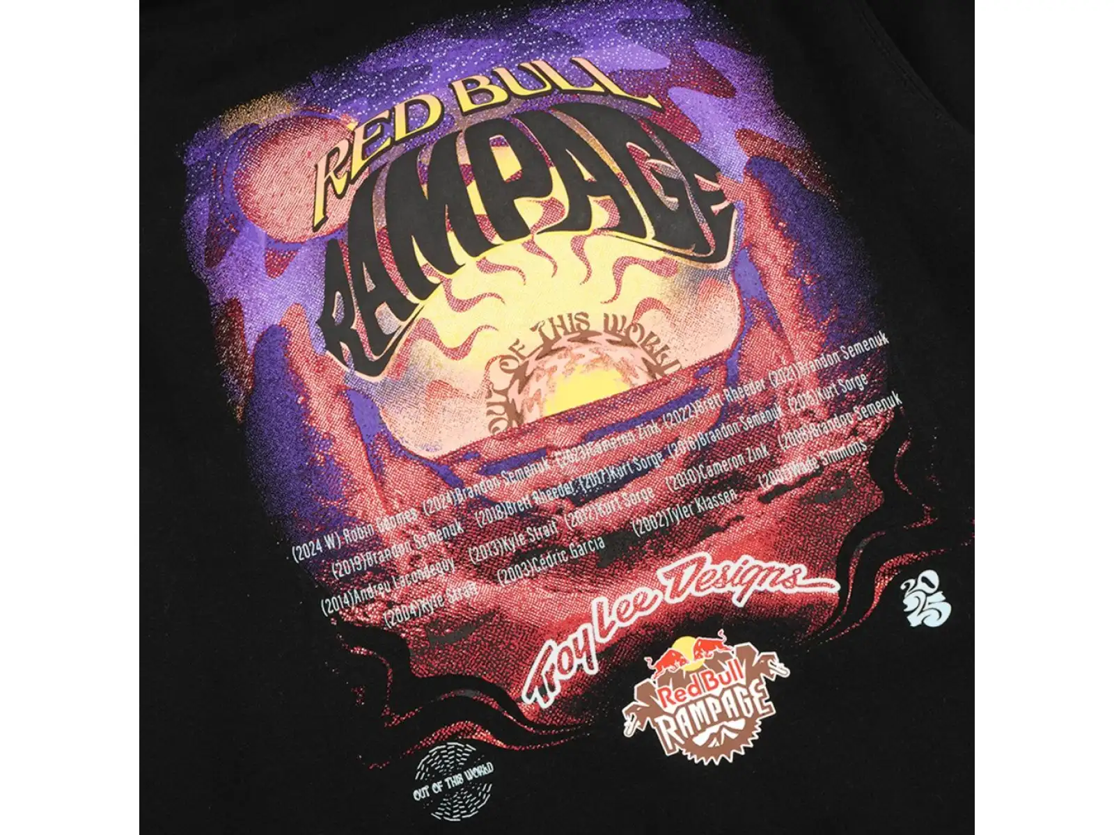 Troy Lee Designs x Red Bull Rampage Valley of Gods pánska mikina Black