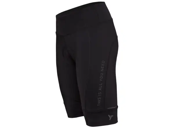 Silvini Fortora dámske 3/4 šortky s vložkou Black