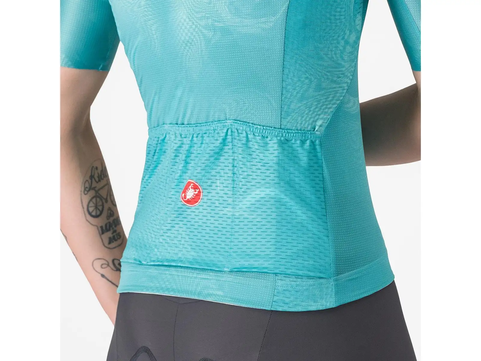 Castelli Fantasia dámsky dres krátky rukáv Pool Blue