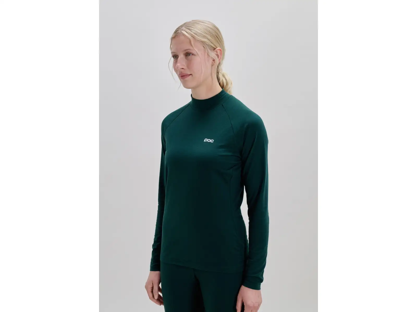 POC Layer Merino dámske spodné tričko dlhý rukáv Pargasite Green