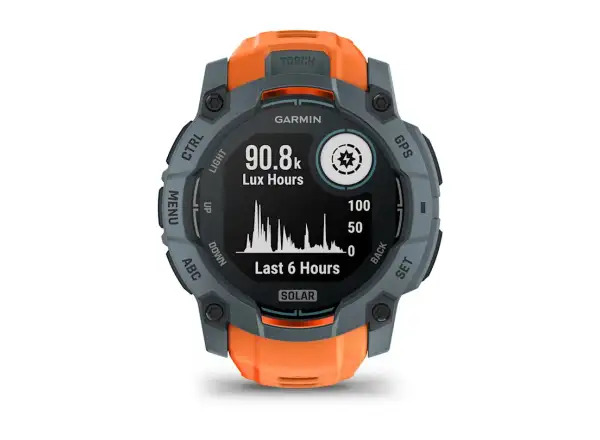 Garmin Instinct 3 Solar 50 mm smart hodinky Twilight/Solstice remienok