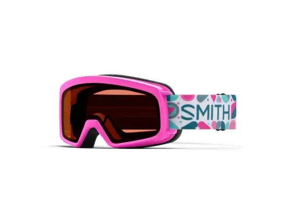 Smith Rascal detské lyžiarske okuliare Vivid Pink Hearts / RC36