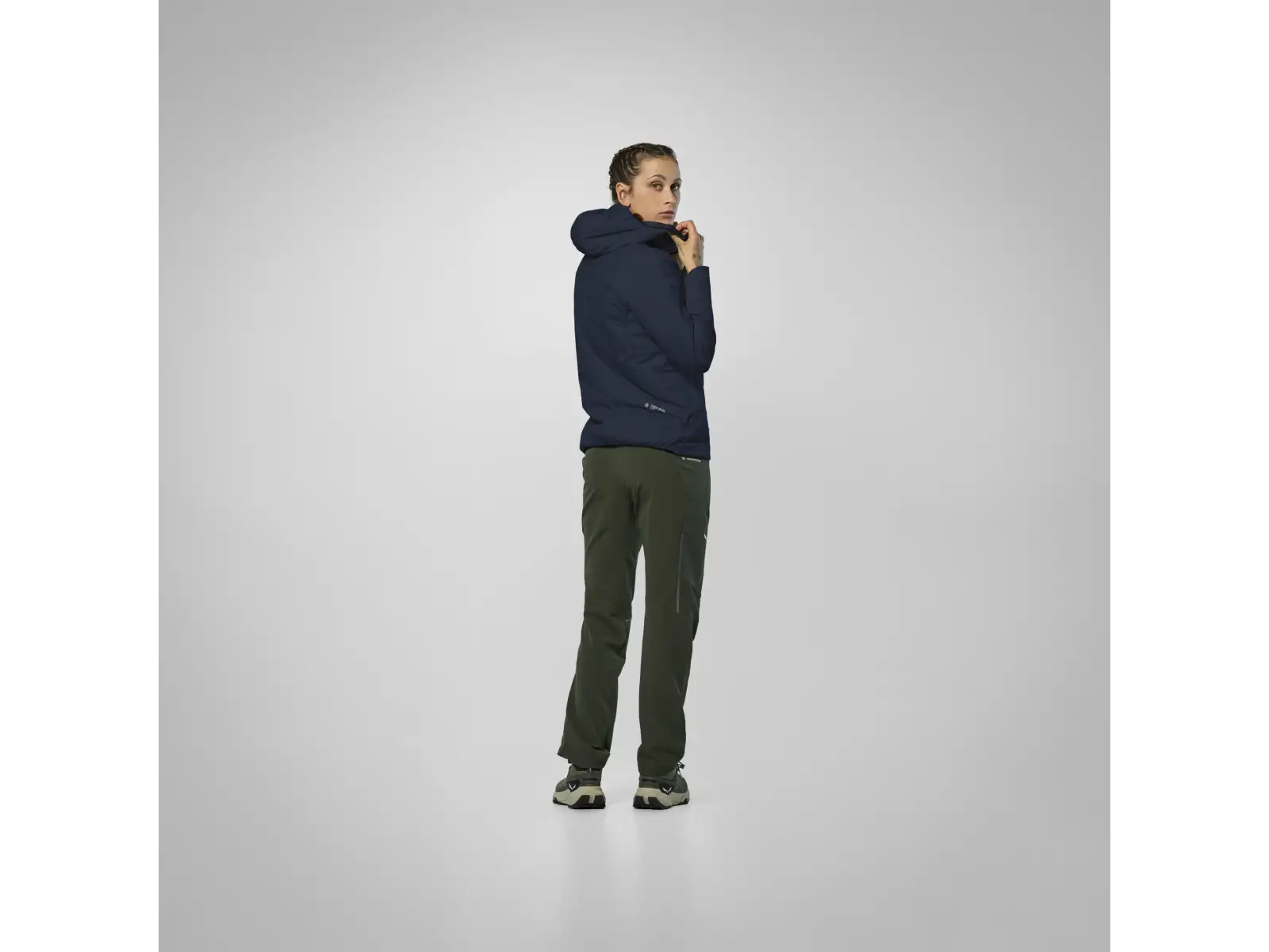 Salewa Pedroc Tirolwool® Air Hybrid dámska bunda Navy Blazer
