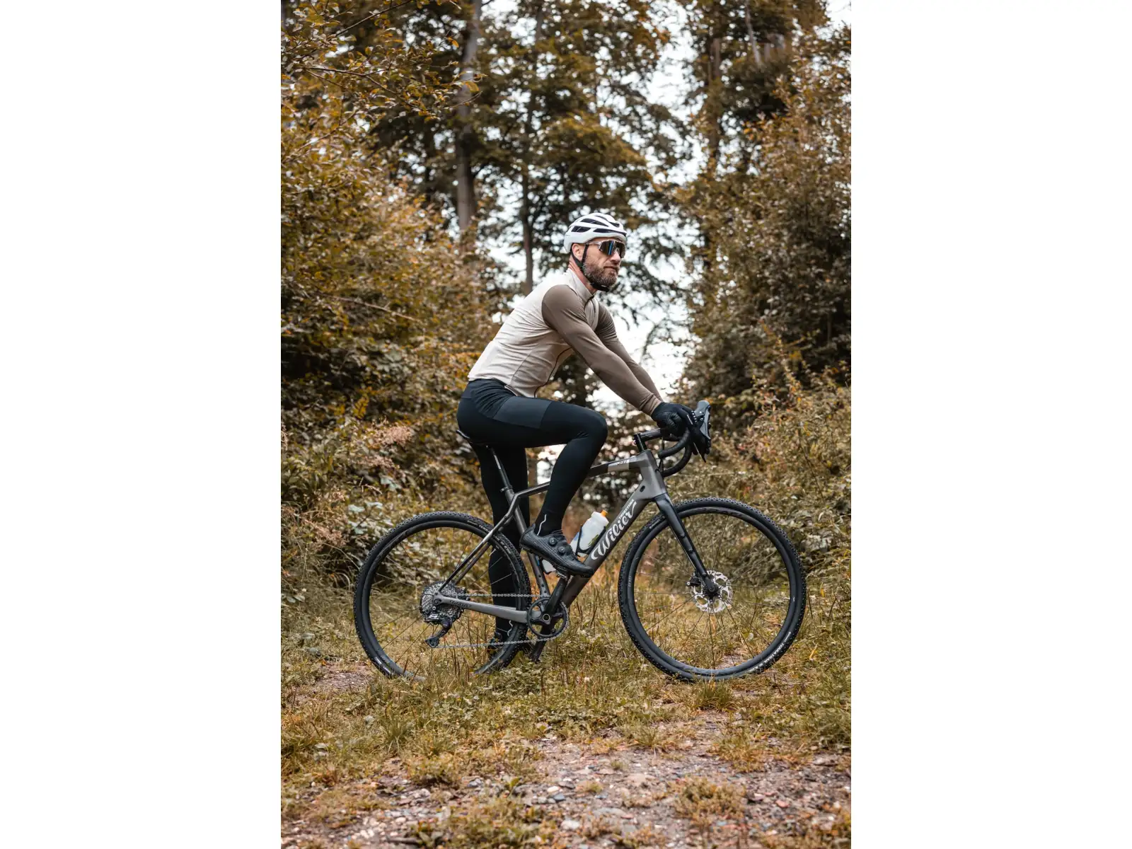 Force Endless pánske nohavice s trakmi bez vložky čierne