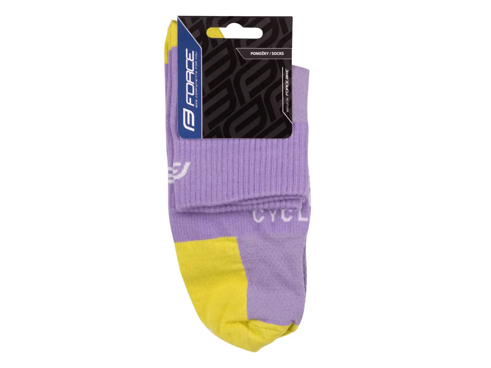 Force Edge ponožky fialová/fluo