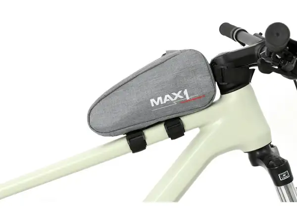 MAX1 Top Tube 1,6 l brašňa na rám sivá