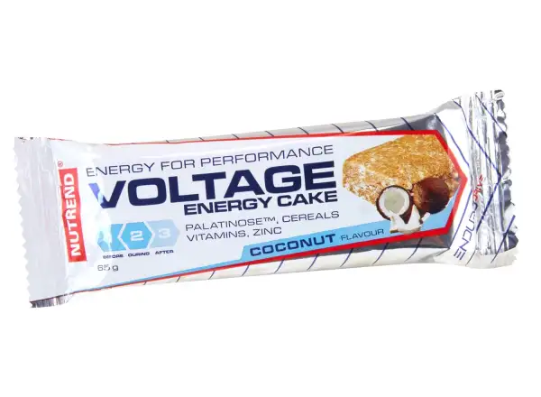 Nutrend tyčinka Voltage Energy Cake 65g kokos