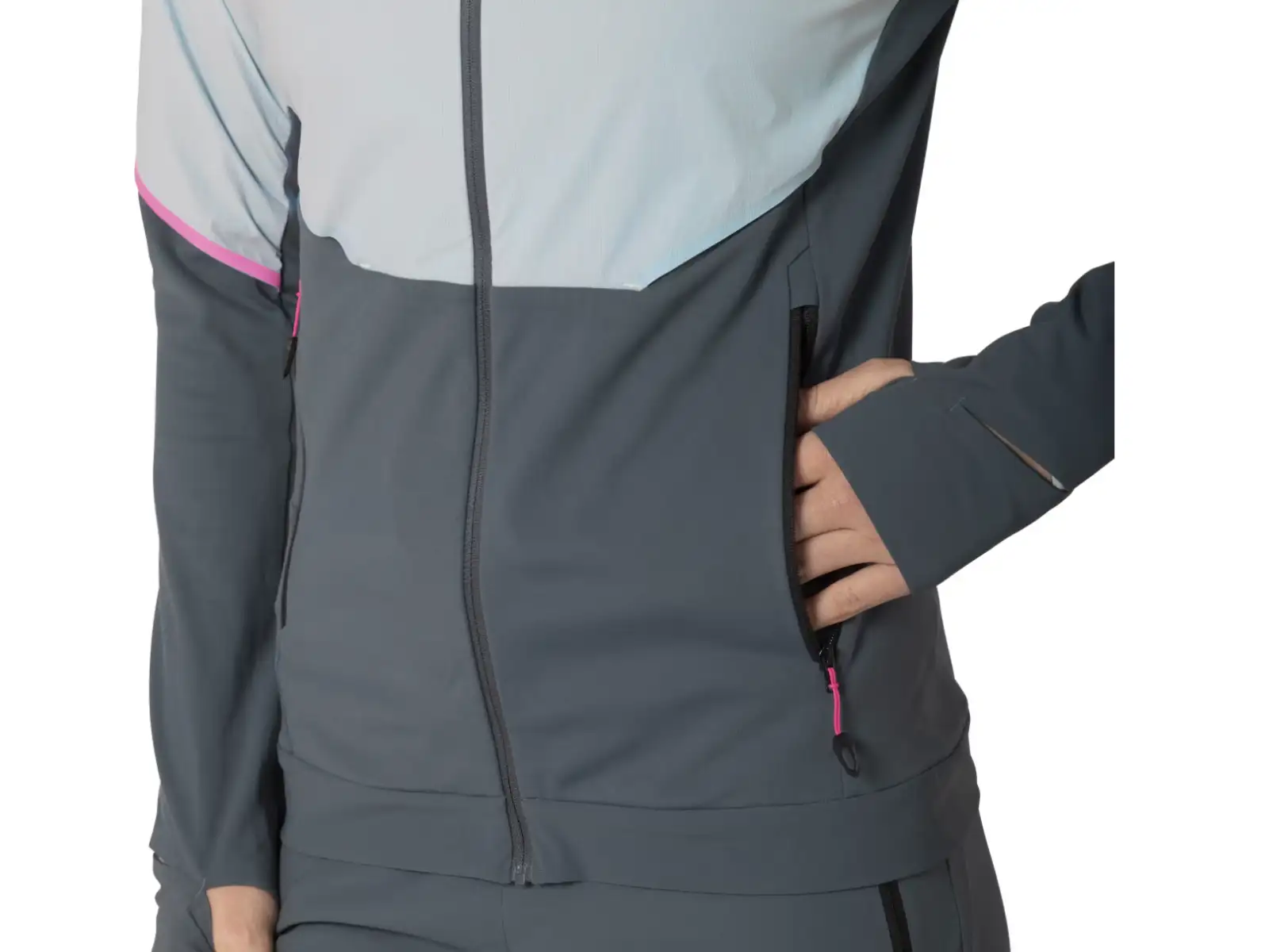 Dynafit Alpine Hybrid dámska bežecká bunda Cloud Blue