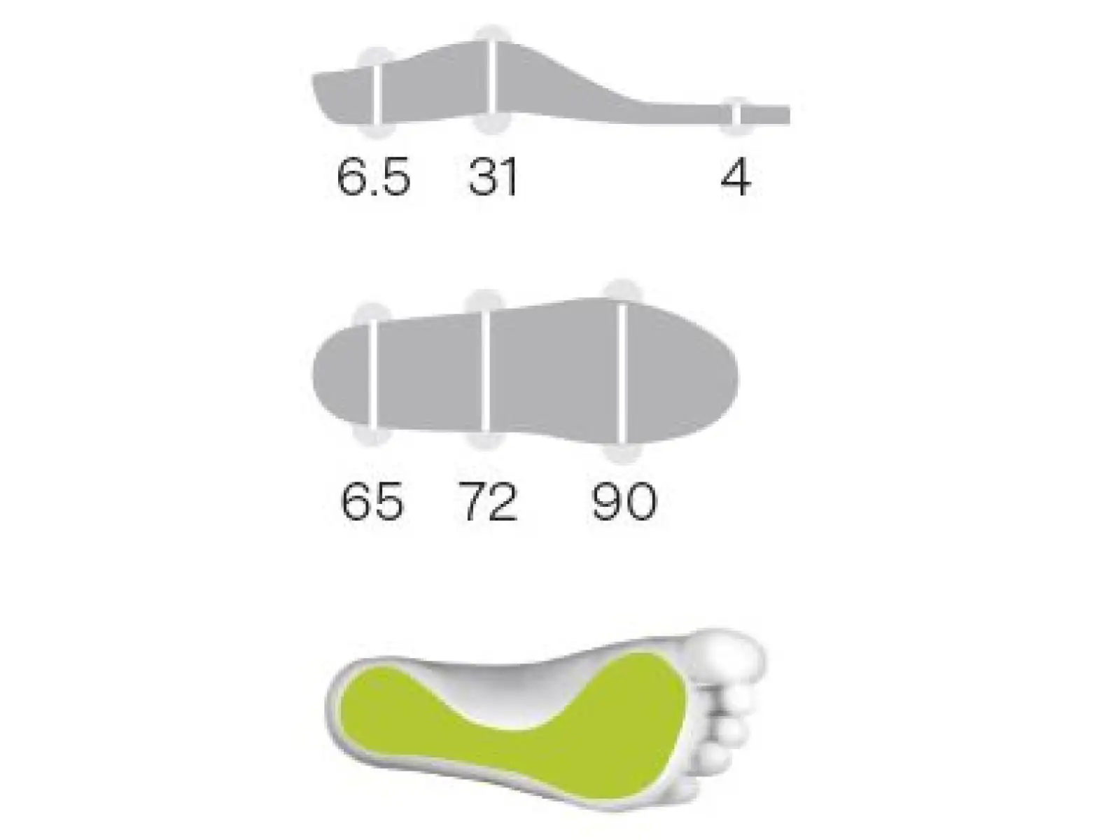 Sidas 3Feet Eco Warm Mid vložky do topánok