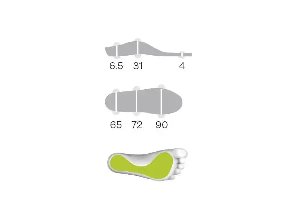 Sidas 3Feet Eco Warm Mid vložky do topánok