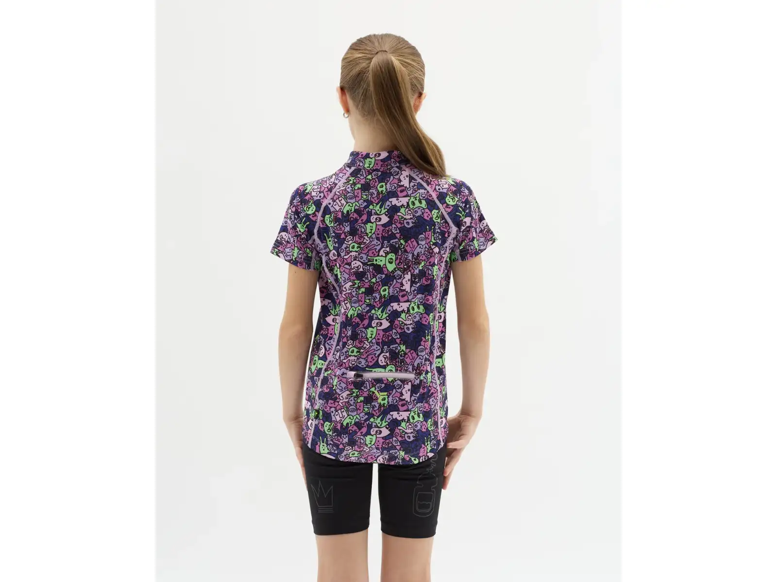 Silvini Scrivia detský dres krátky rukáv Blush/Green