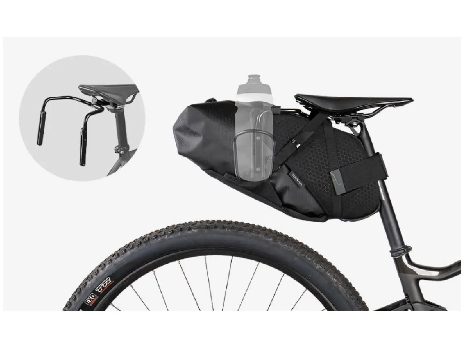 Brašna pod sedlo Topeak BackLoader X 15 l čierna