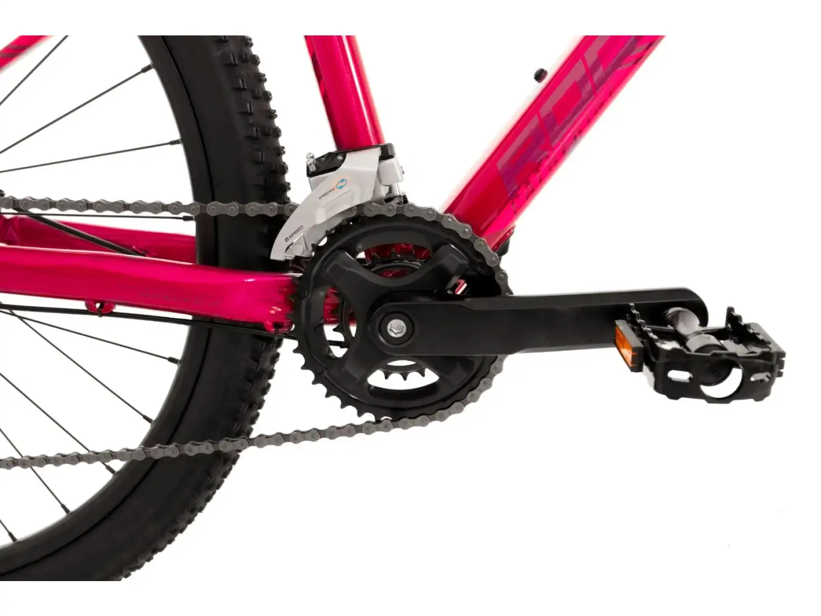 Rock Machine Catherine 40-29 gloss pink/light pink/crimson horský bicykel
