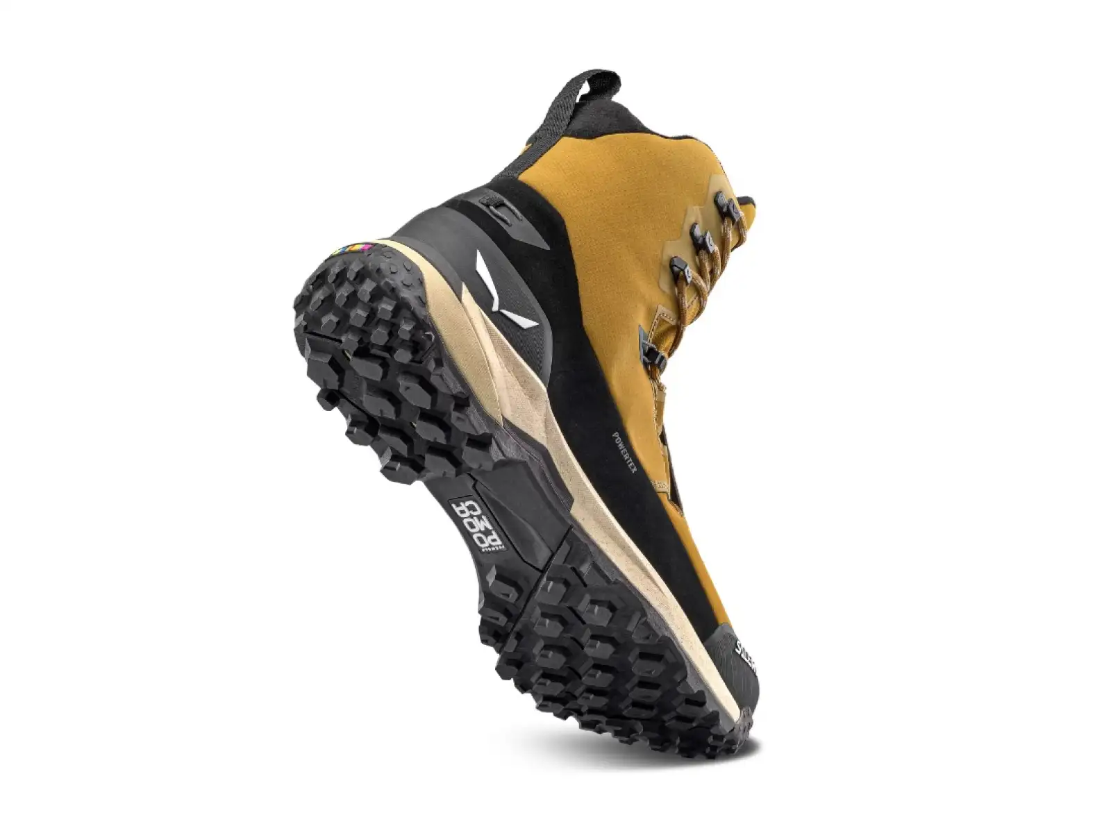 Salewa Puez Winter Mid PTX pánske topánky Golden Brown / Black