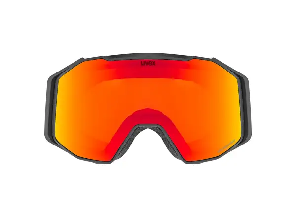 Uvex Gravity FM lyžiarske okuliare black matt/rainbow - yellow