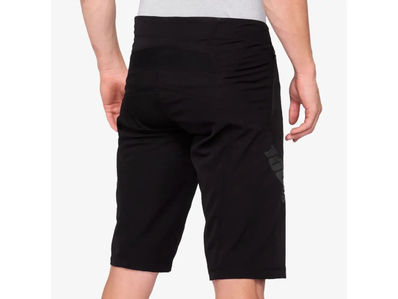 100% Airmatic Pánske šortky Black