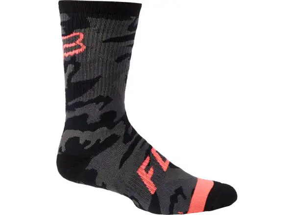 Fox 8" Defend Ponožky Black Camo
