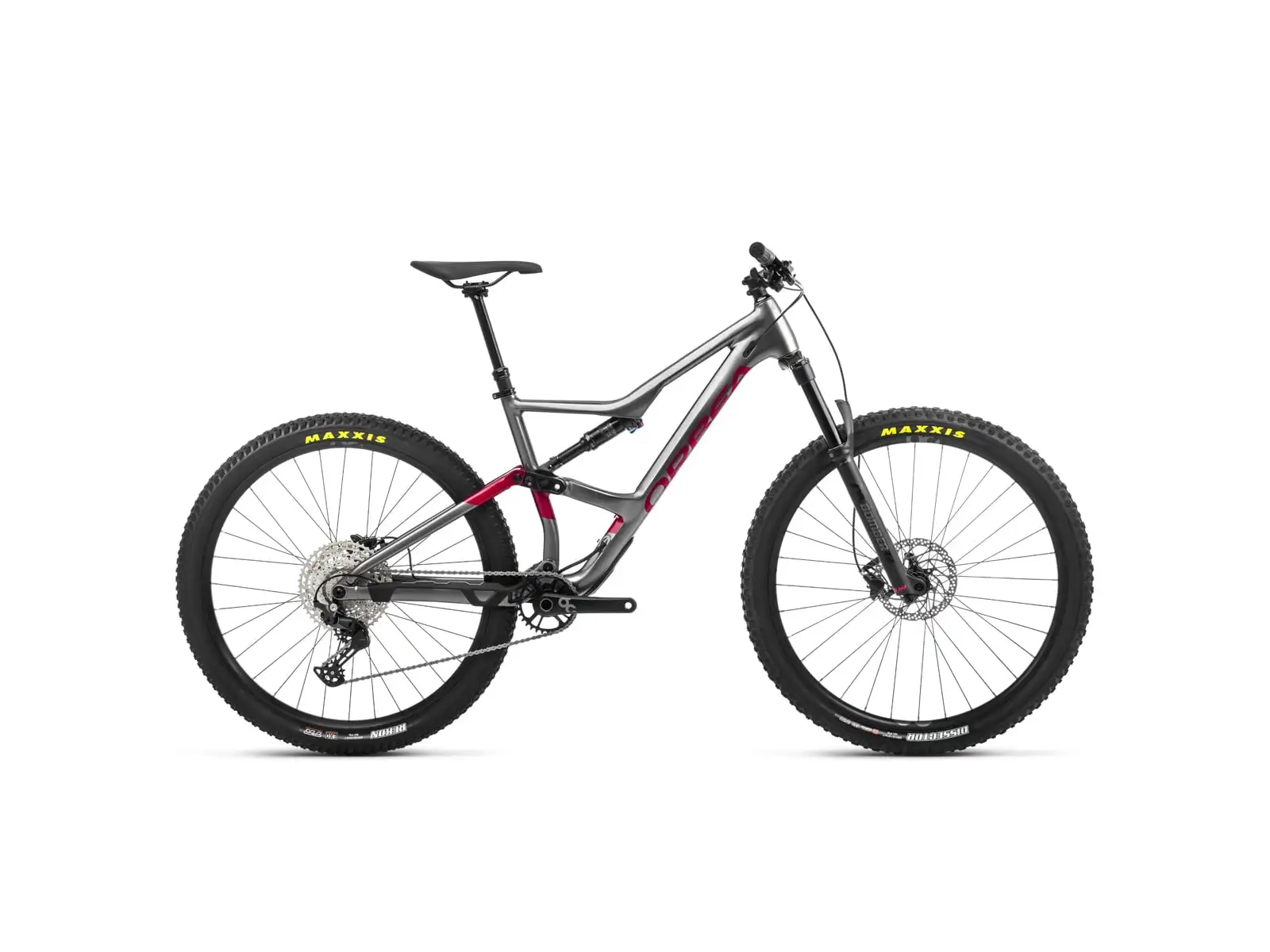 Orbea Occam H30 29 celoodpružený horský bicykel šedo-červený