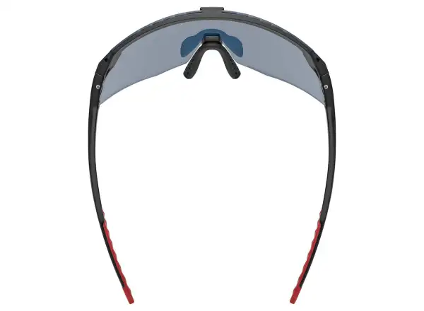 Uvex Pace Stage S slnečné okuliare Black Matt/Mirror Red