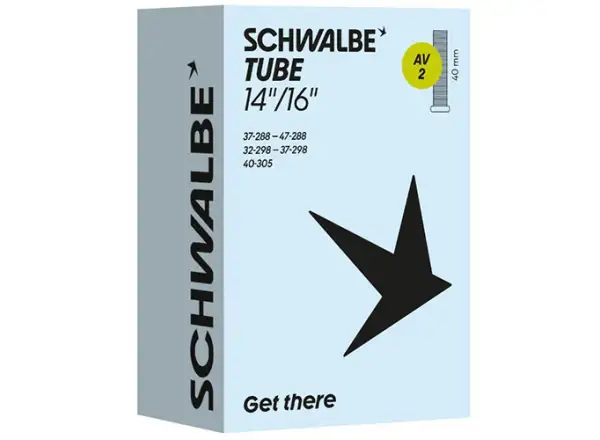 Schwalbe duše 14"/16" AV1 32-47/203-305 autoventilek 40 mm