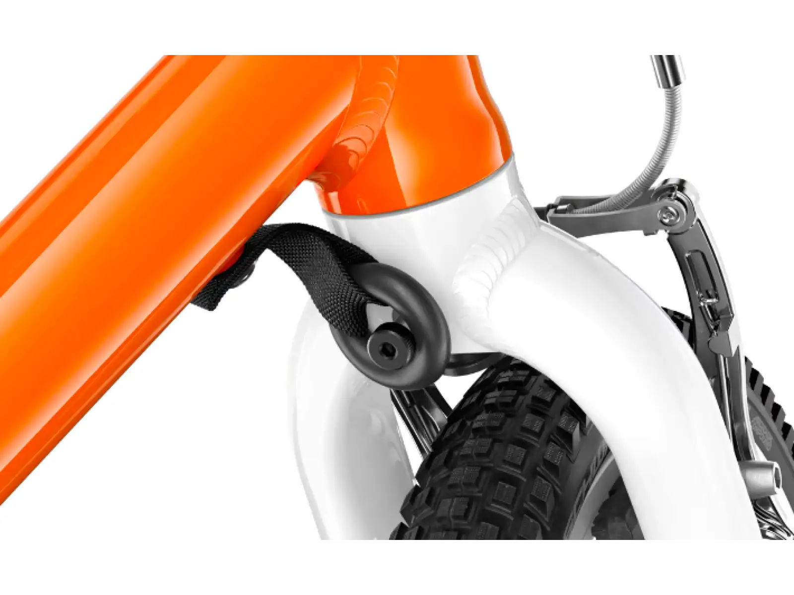 Woom 2 Flame Orange 14 detský bicykel