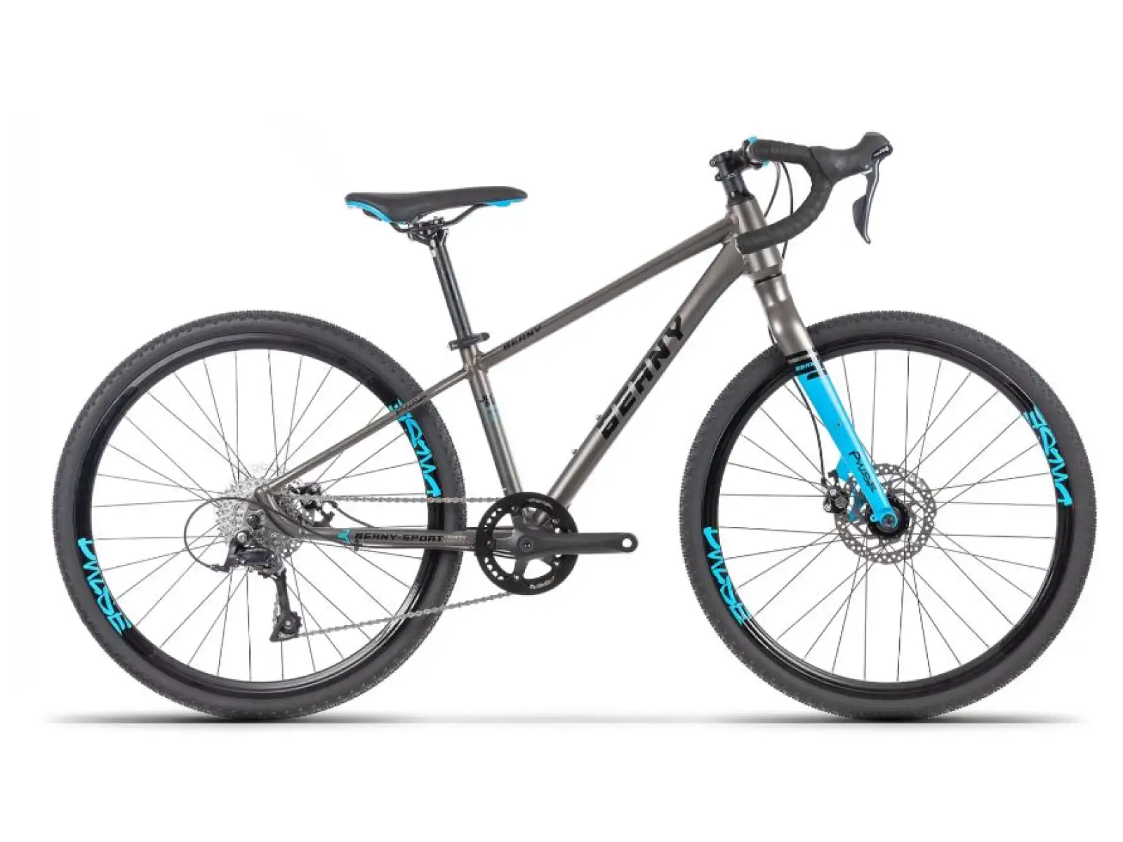 Beany Pulse 26 detský gravel bicykel light blue