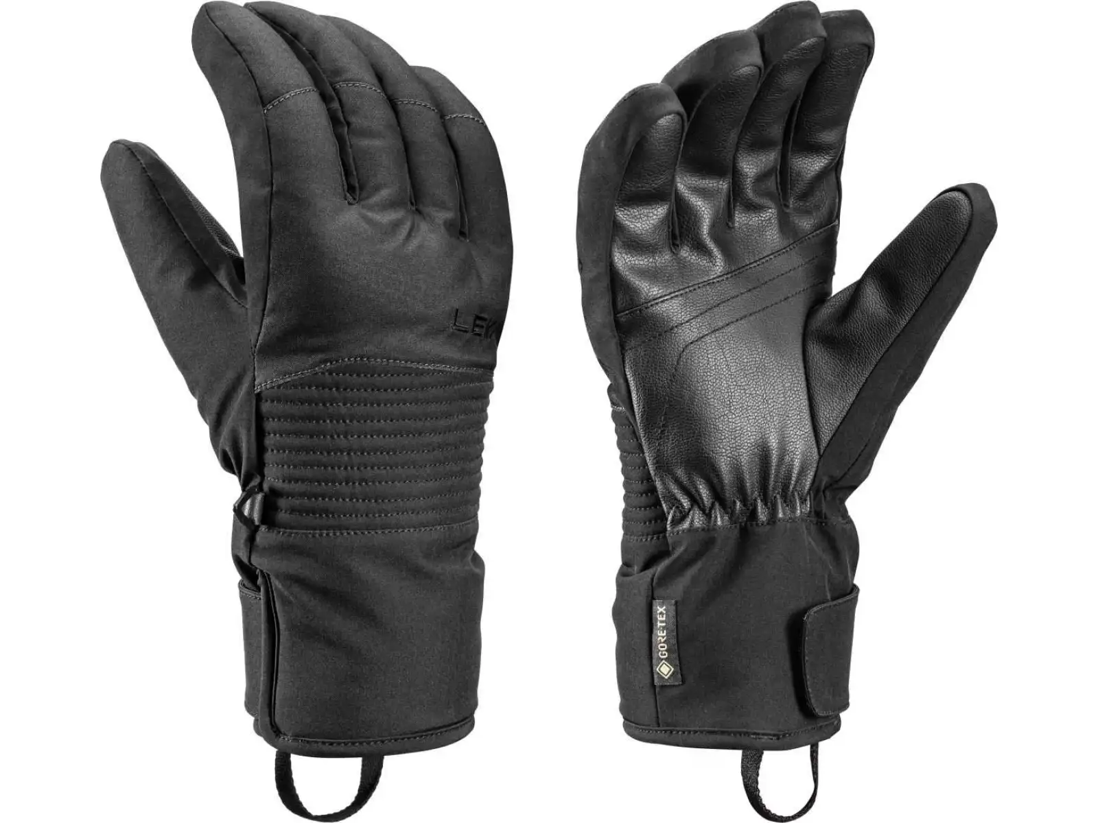 Leki Space Zero GTX zjazdové rukavice Black