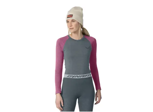 Dynafit Tour Light Merino dámske tričko dlhý rukáv Magenta