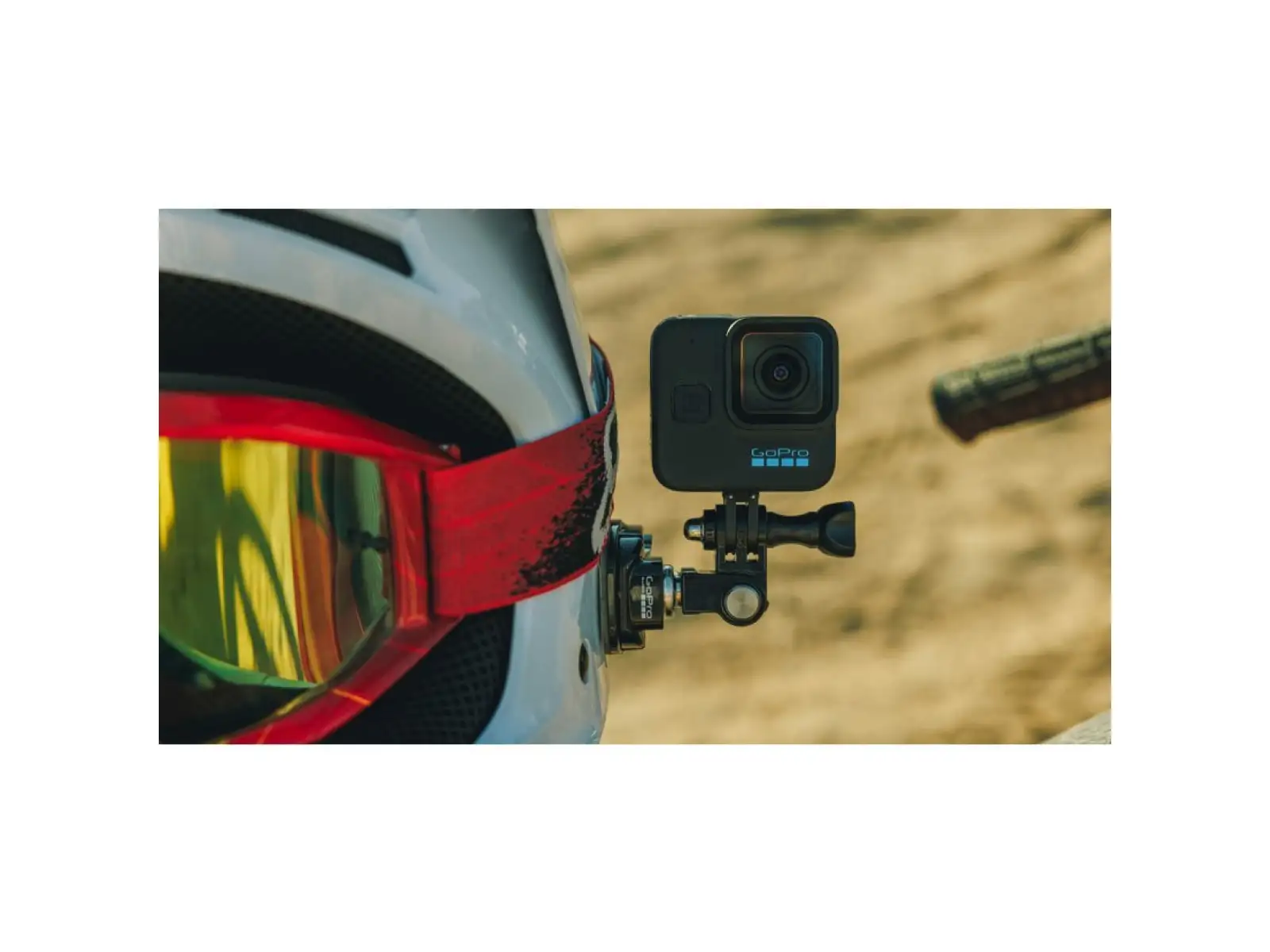 GoPro Predný + bočný držiak na prilbu