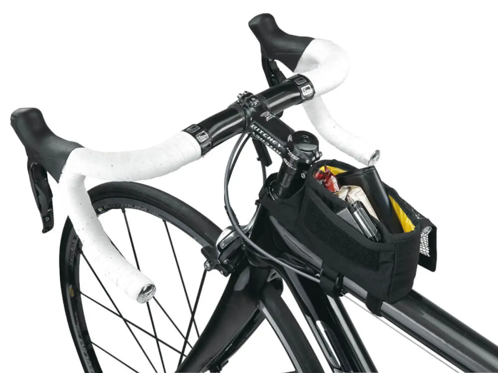Taška na rám Topeak Tribag 0,6 l čierna, veľkosť 0,6 l M + kryt proti dažďu