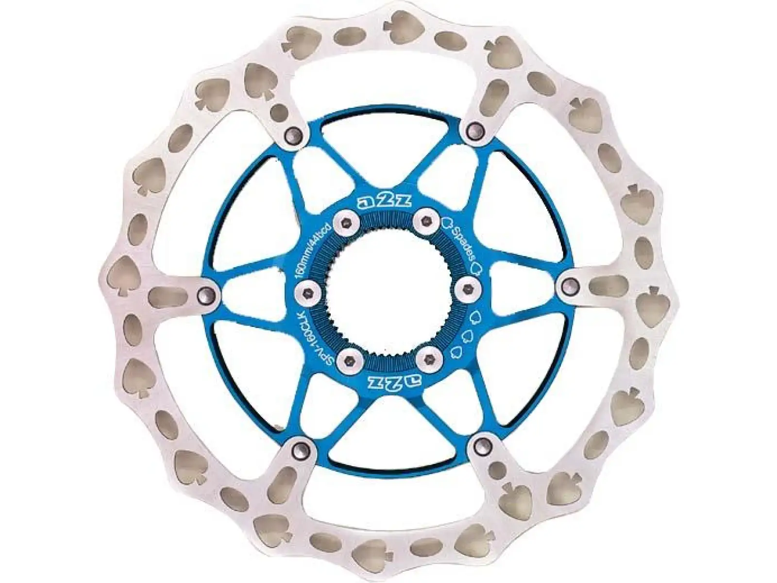 A2Z TY-SPV Centerlock brzdový kotúč 180mm modrý
