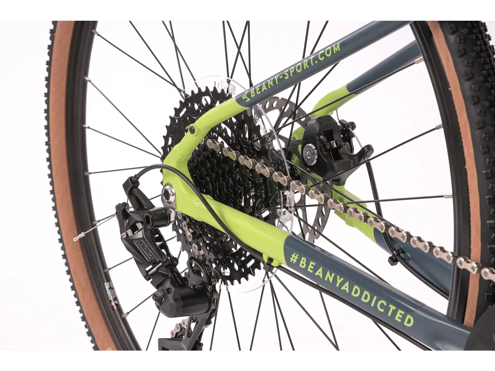 Beany Pulse 700 detský gravel bicykel neon yellow