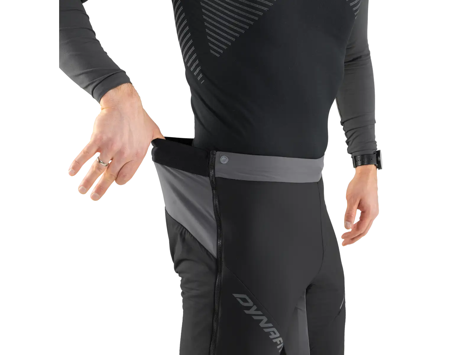Dynafit Mezzalama Polartec Alpha Overshorts šortky čierne