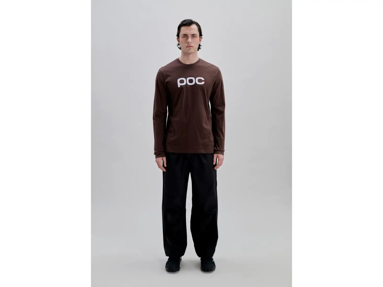 POC L/S Tee tričko s dlhým rukávom Bronzite Brown