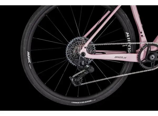 4Ever Grizzly AXS gravel bicykel Coral/Black