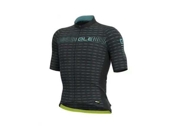 ALÉ GRAPHICS pánsky dres krátky rukáv black/turquoise